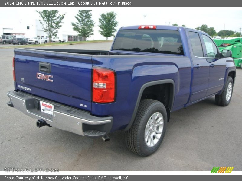 Cobalt Blue Metallic / Jet Black 2014 GMC Sierra 1500 SLE Double Cab