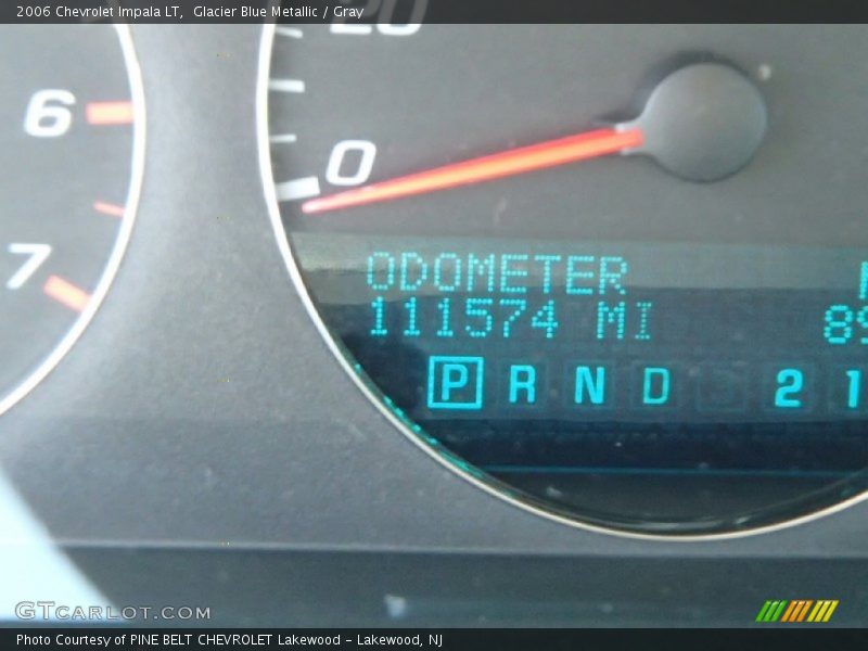 Glacier Blue Metallic / Gray 2006 Chevrolet Impala LT