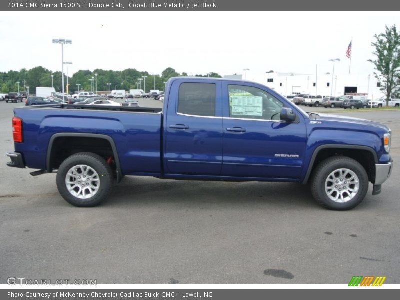 Cobalt Blue Metallic / Jet Black 2014 GMC Sierra 1500 SLE Double Cab