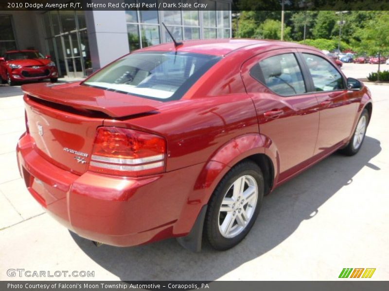 Inferno Red Crystal Pearl / Dark Slate Gray 2010 Dodge Avenger R/T