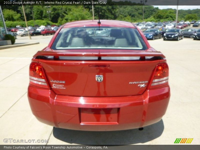 Inferno Red Crystal Pearl / Dark Slate Gray 2010 Dodge Avenger R/T