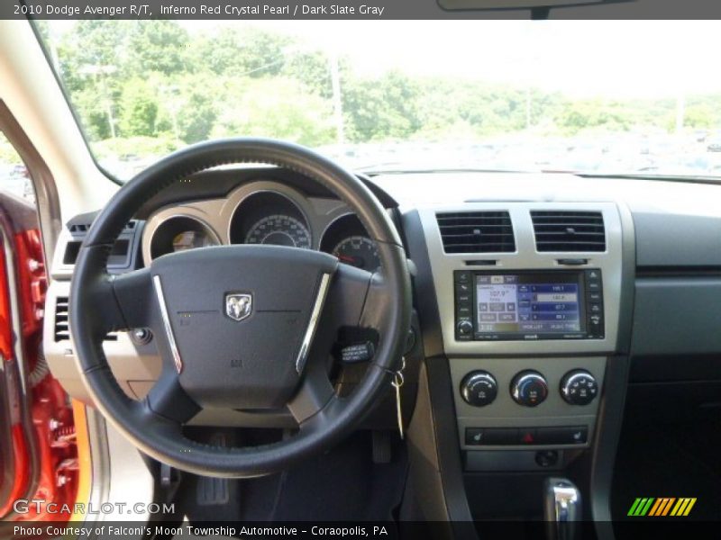 Inferno Red Crystal Pearl / Dark Slate Gray 2010 Dodge Avenger R/T