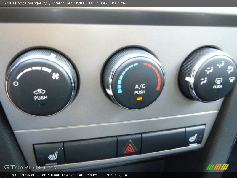 Inferno Red Crystal Pearl / Dark Slate Gray 2010 Dodge Avenger R/T