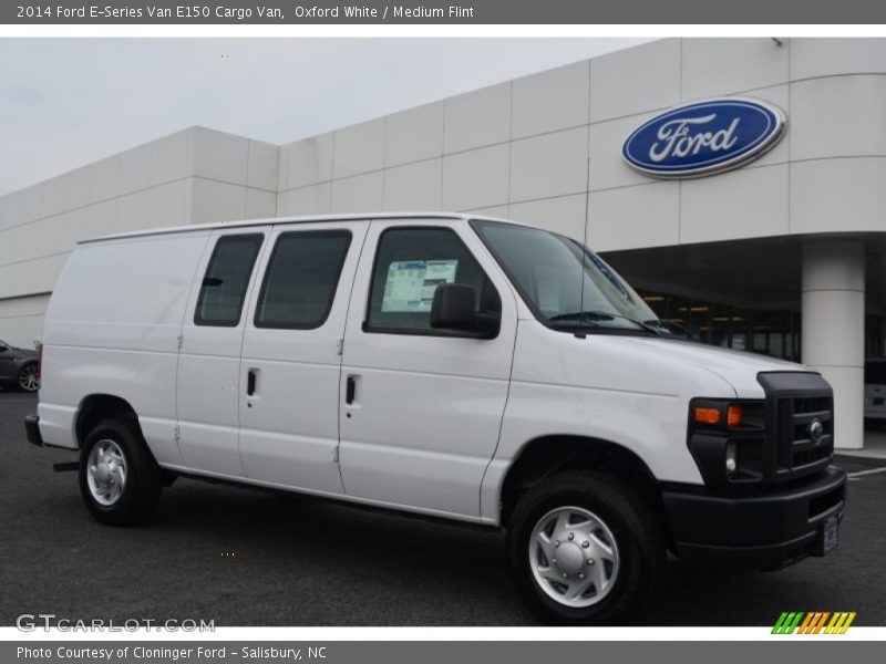 Oxford White / Medium Flint 2014 Ford E-Series Van E150 Cargo Van