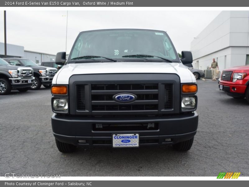 Oxford White / Medium Flint 2014 Ford E-Series Van E150 Cargo Van