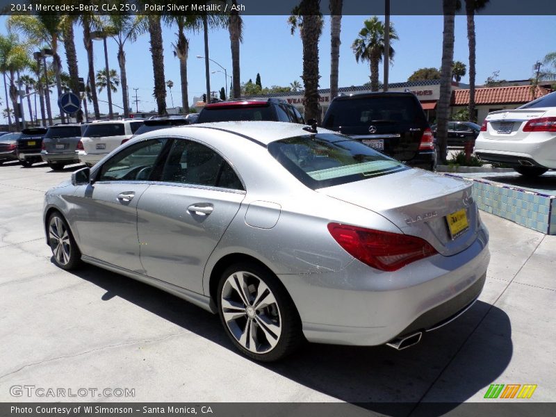 Polar Silver Metallic / Ash 2014 Mercedes-Benz CLA 250