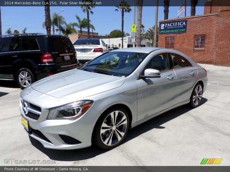 Polar Silver Metallic / Ash 2014 Mercedes-Benz CLA 250