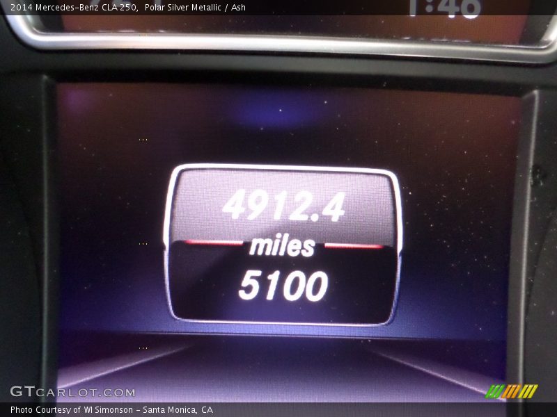 Polar Silver Metallic / Ash 2014 Mercedes-Benz CLA 250
