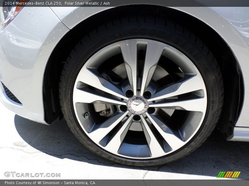 Polar Silver Metallic / Ash 2014 Mercedes-Benz CLA 250