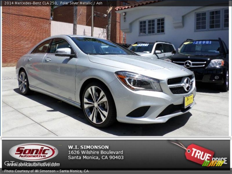 Polar Silver Metallic / Ash 2014 Mercedes-Benz CLA 250