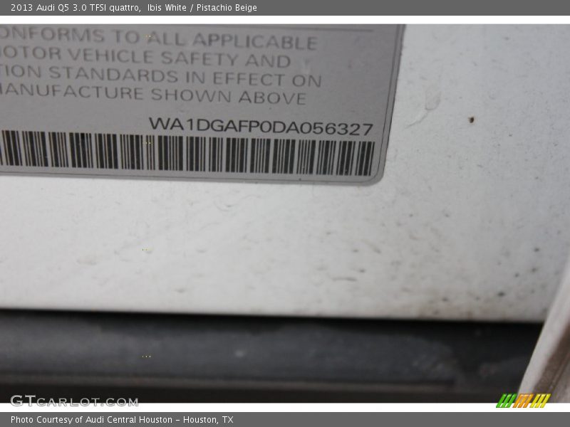 Ibis White / Pistachio Beige 2013 Audi Q5 3.0 TFSI quattro
