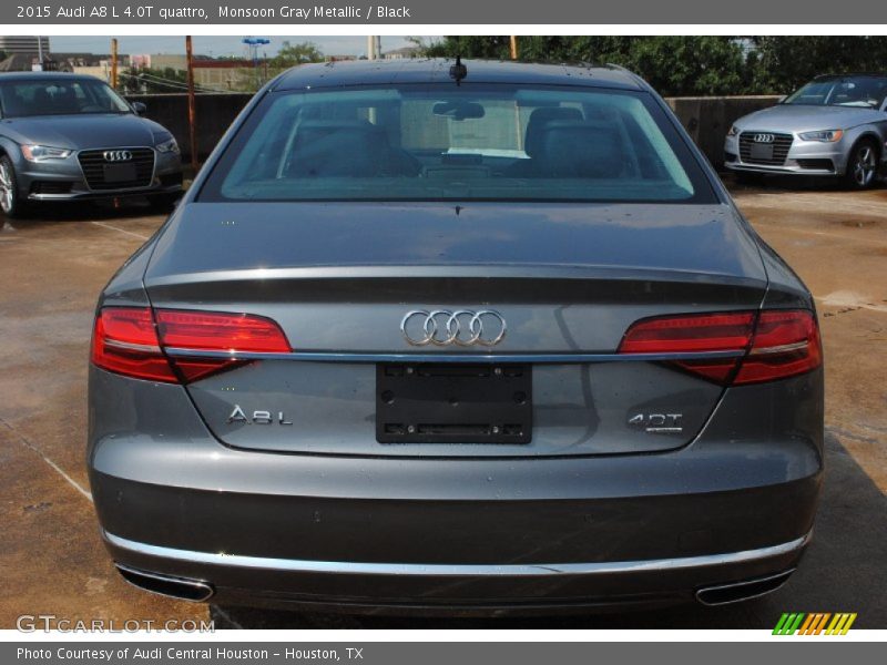 Monsoon Gray Metallic / Black 2015 Audi A8 L 4.0T quattro