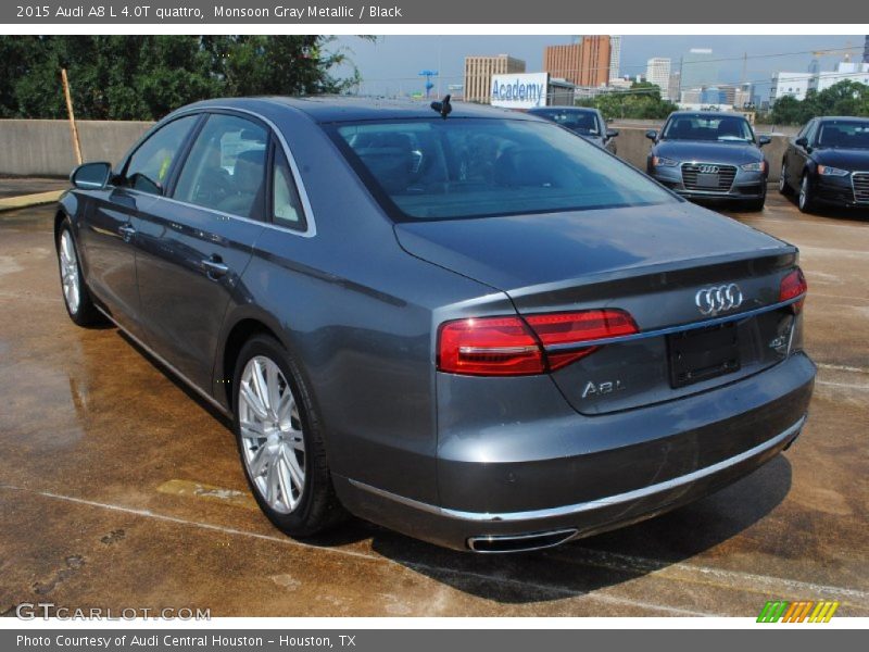 Monsoon Gray Metallic / Black 2015 Audi A8 L 4.0T quattro