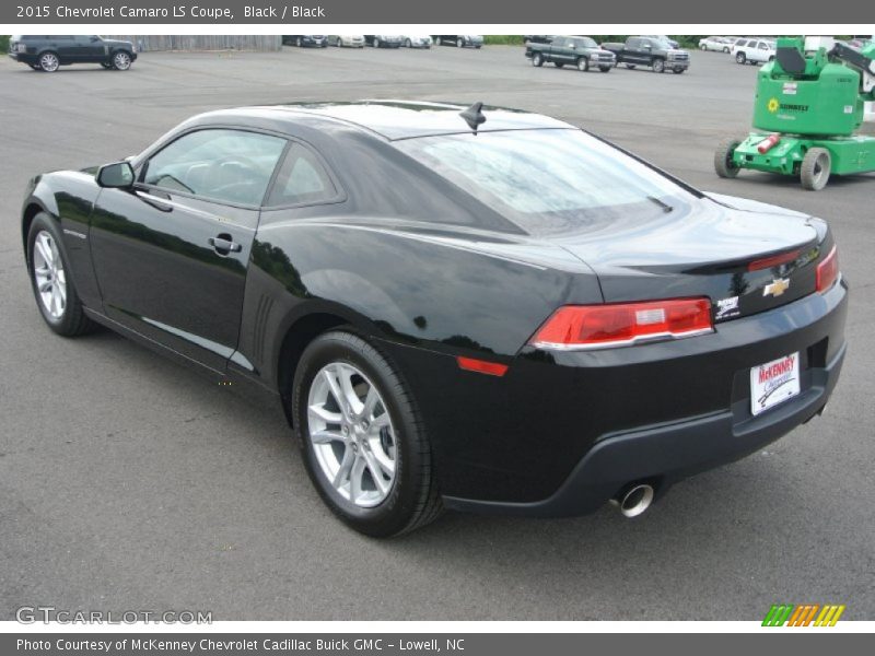 Black / Black 2015 Chevrolet Camaro LS Coupe