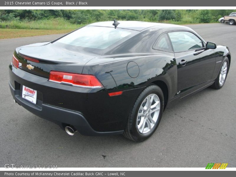 Black / Black 2015 Chevrolet Camaro LS Coupe