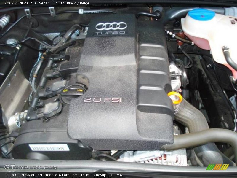 Brilliant Black / Beige 2007 Audi A4 2.0T Sedan