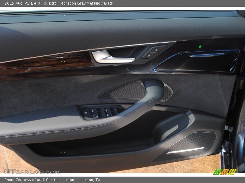 Monsoon Gray Metallic / Black 2015 Audi A8 L 4.0T quattro