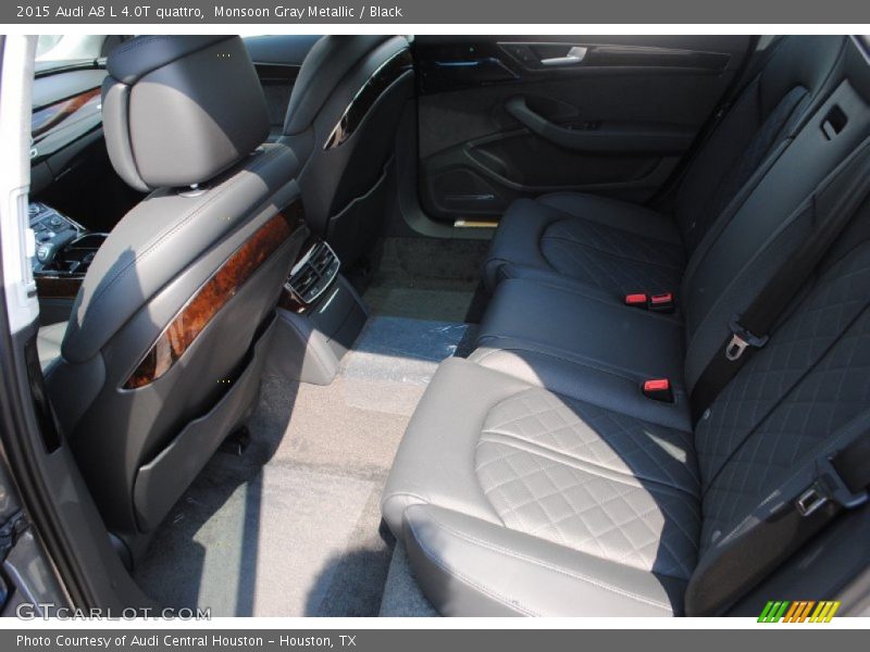 Monsoon Gray Metallic / Black 2015 Audi A8 L 4.0T quattro
