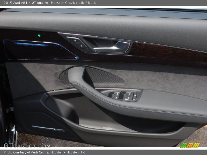 Monsoon Gray Metallic / Black 2015 Audi A8 L 4.0T quattro