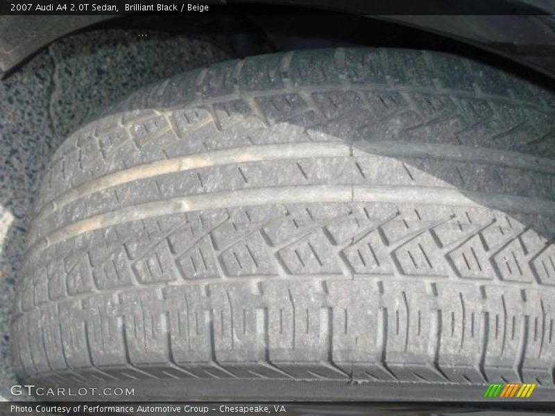 Brilliant Black / Beige 2007 Audi A4 2.0T Sedan