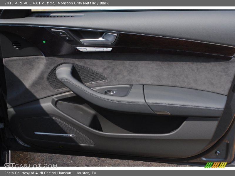 Monsoon Gray Metallic / Black 2015 Audi A8 L 4.0T quattro