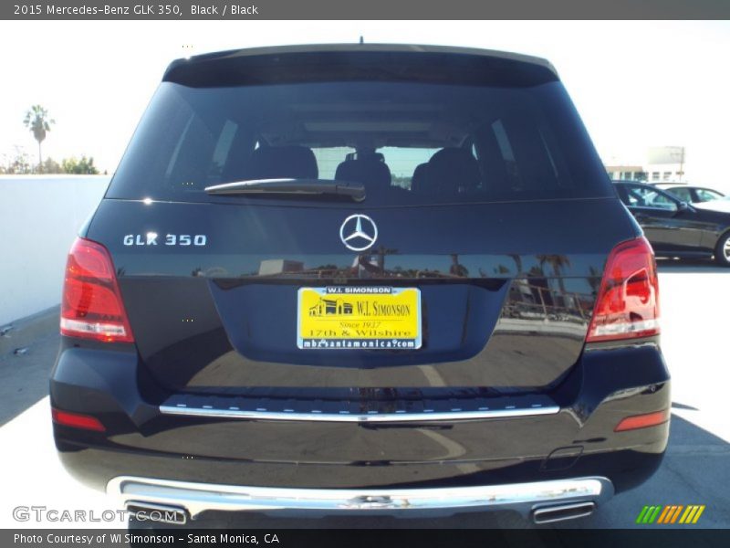 Black / Black 2015 Mercedes-Benz GLK 350