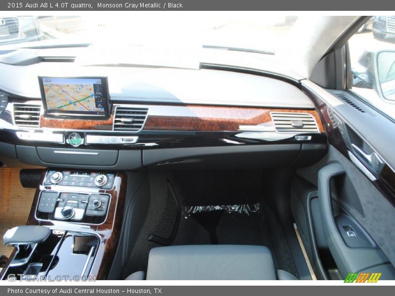 Monsoon Gray Metallic / Black 2015 Audi A8 L 4.0T quattro