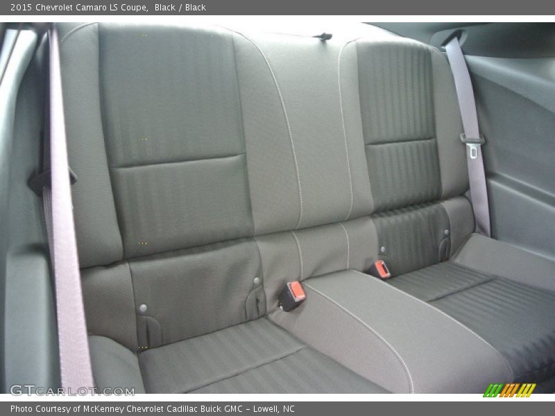 Rear Seat of 2015 Camaro LS Coupe