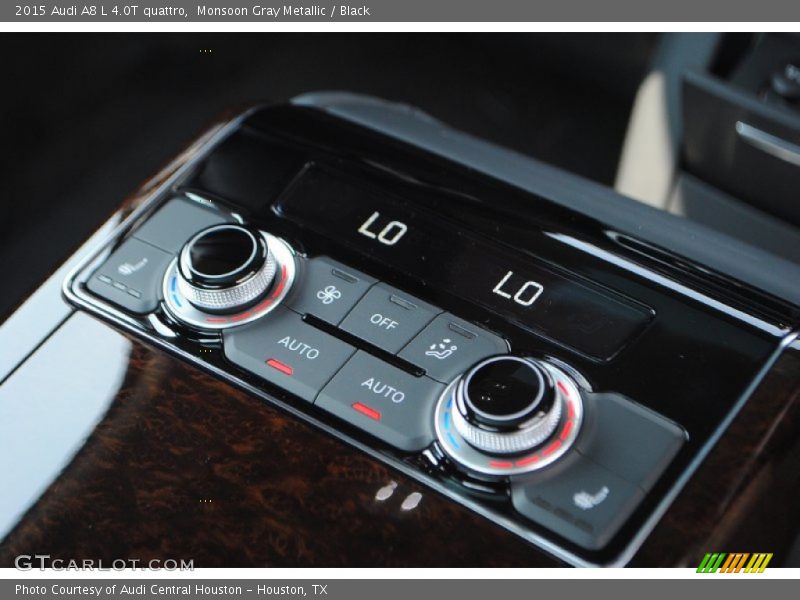 Monsoon Gray Metallic / Black 2015 Audi A8 L 4.0T quattro