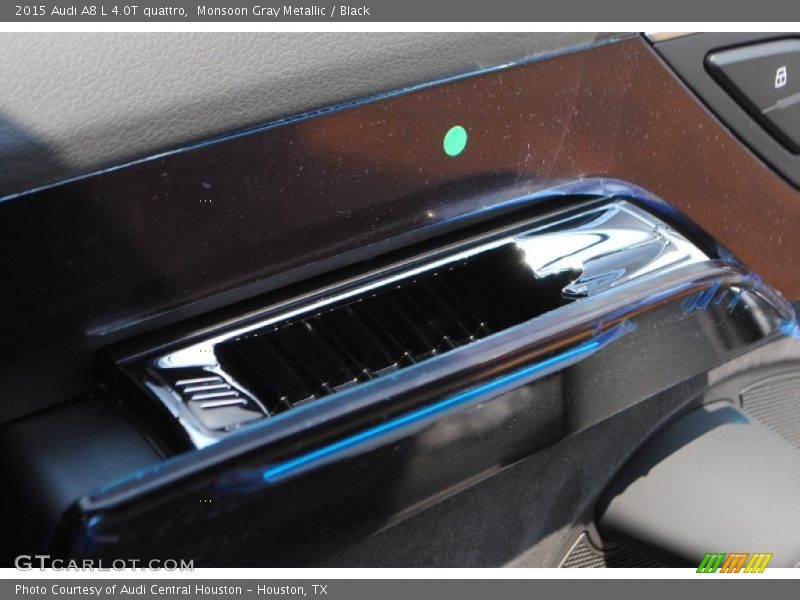 Monsoon Gray Metallic / Black 2015 Audi A8 L 4.0T quattro