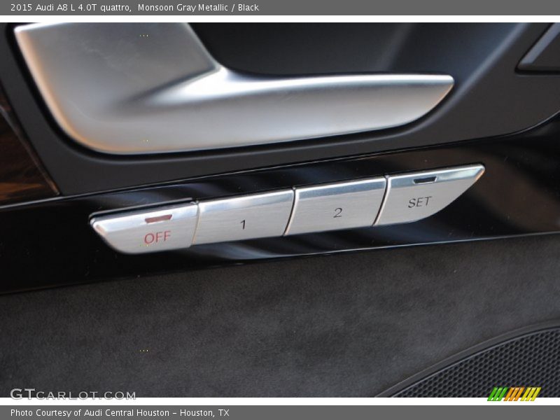 Monsoon Gray Metallic / Black 2015 Audi A8 L 4.0T quattro