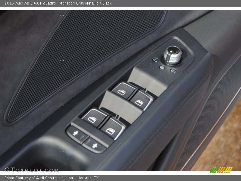 Monsoon Gray Metallic / Black 2015 Audi A8 L 4.0T quattro