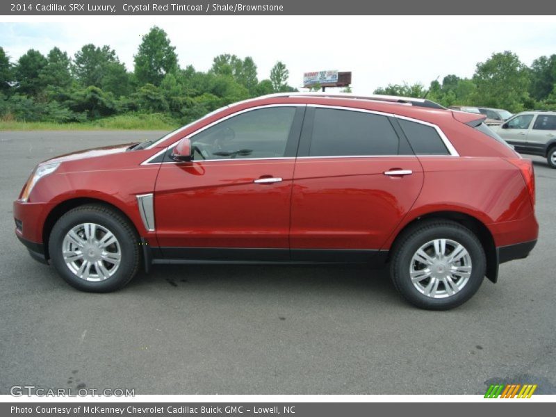 Crystal Red Tintcoat / Shale/Brownstone 2014 Cadillac SRX Luxury