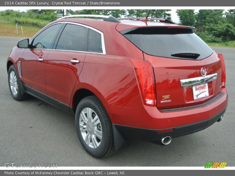 Crystal Red Tintcoat / Shale/Brownstone 2014 Cadillac SRX Luxury