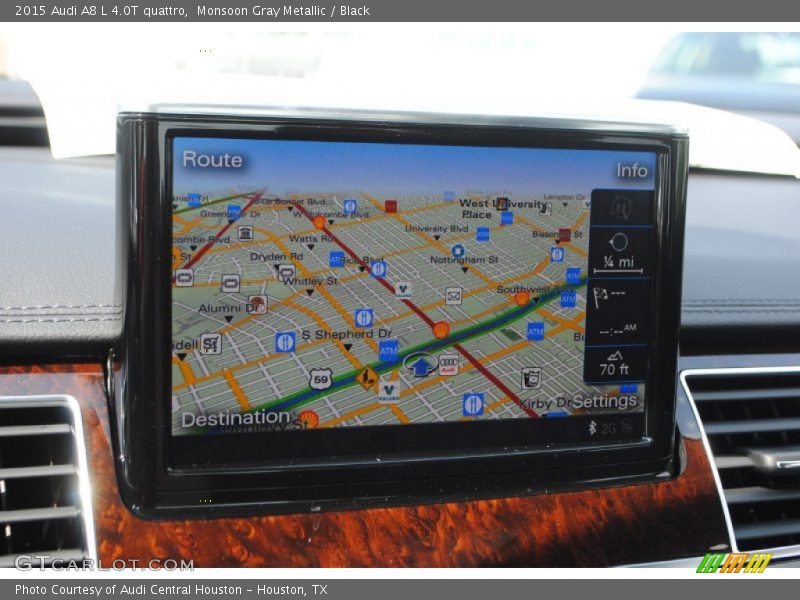 Navigation of 2015 A8 L 4.0T quattro