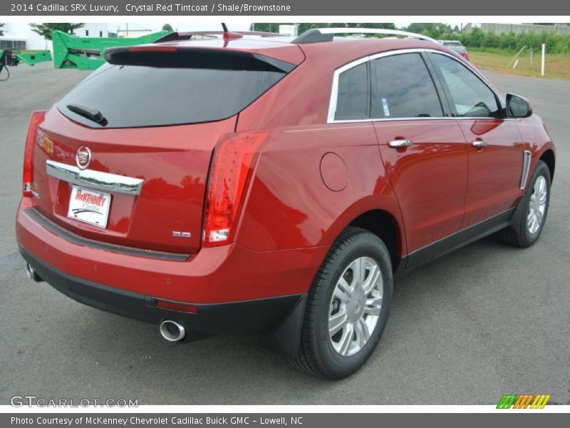 Crystal Red Tintcoat / Shale/Brownstone 2014 Cadillac SRX Luxury