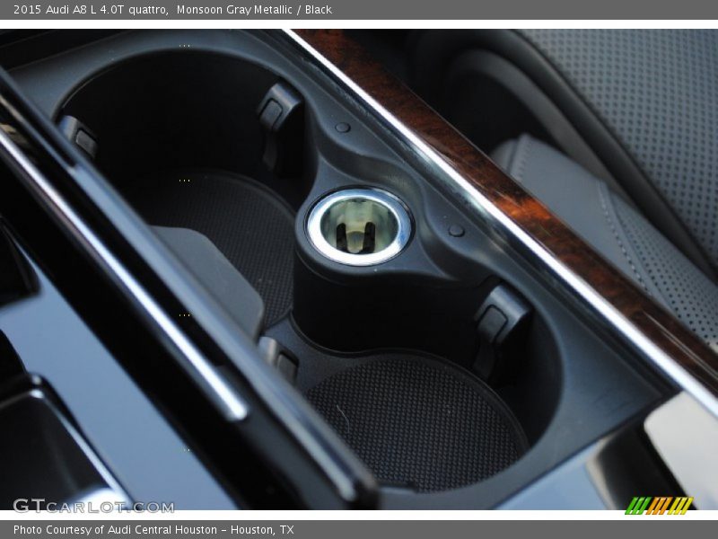 Monsoon Gray Metallic / Black 2015 Audi A8 L 4.0T quattro