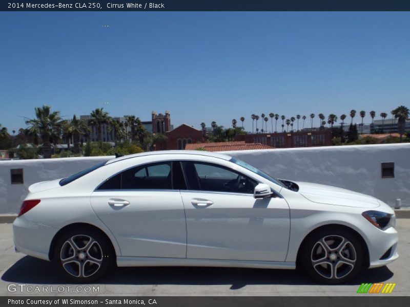 Cirrus White / Black 2014 Mercedes-Benz CLA 250