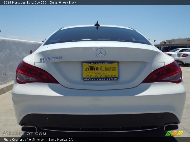 Cirrus White / Black 2014 Mercedes-Benz CLA 250