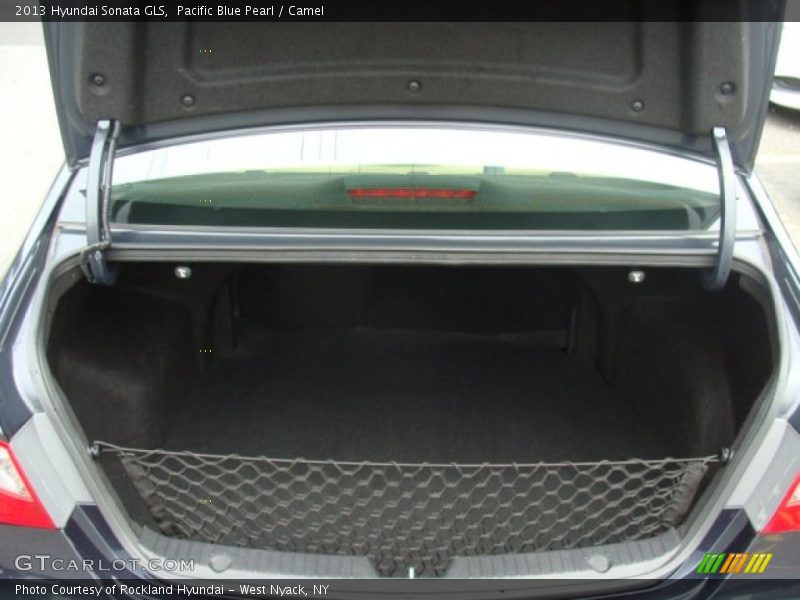 Pacific Blue Pearl / Camel 2013 Hyundai Sonata GLS