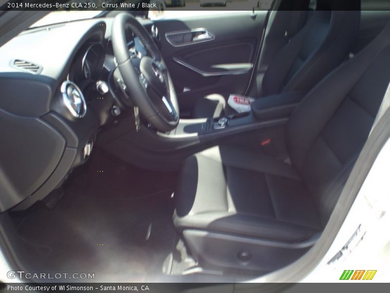 Cirrus White / Black 2014 Mercedes-Benz CLA 250
