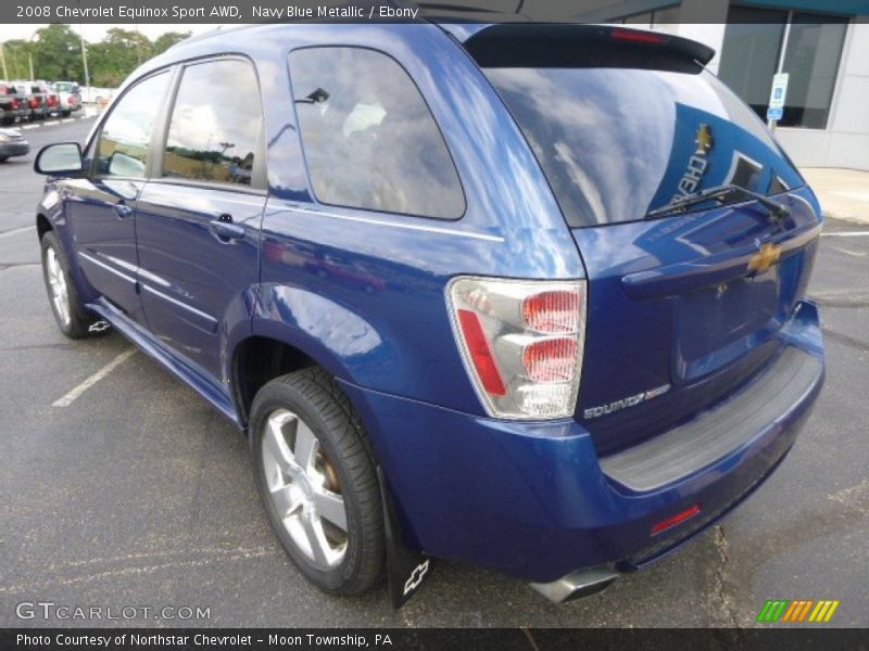 Navy Blue Metallic / Ebony 2008 Chevrolet Equinox Sport AWD
