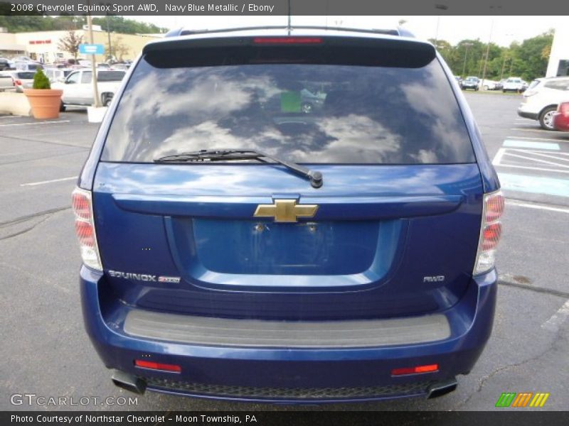 Navy Blue Metallic / Ebony 2008 Chevrolet Equinox Sport AWD