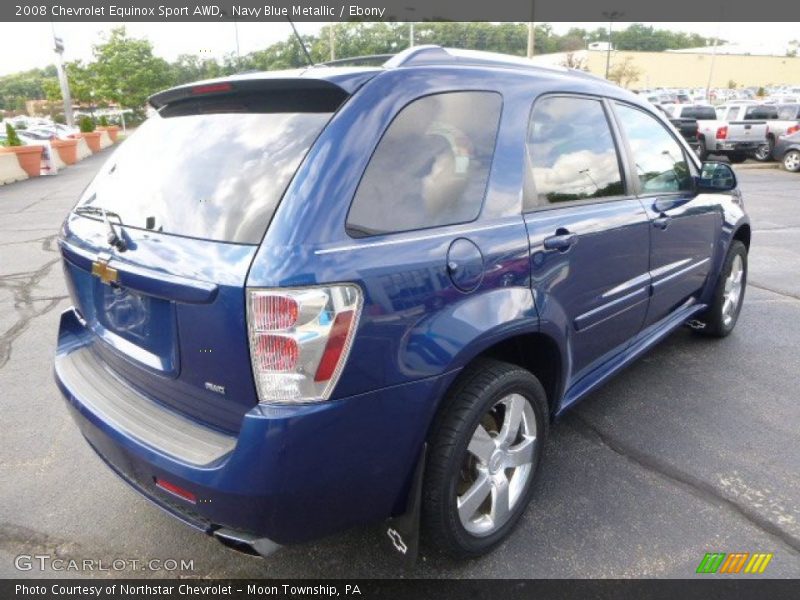 Navy Blue Metallic / Ebony 2008 Chevrolet Equinox Sport AWD