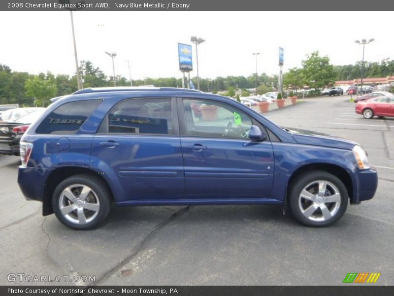 Navy Blue Metallic / Ebony 2008 Chevrolet Equinox Sport AWD
