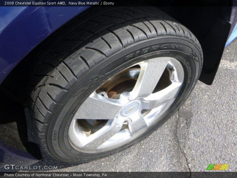 Navy Blue Metallic / Ebony 2008 Chevrolet Equinox Sport AWD