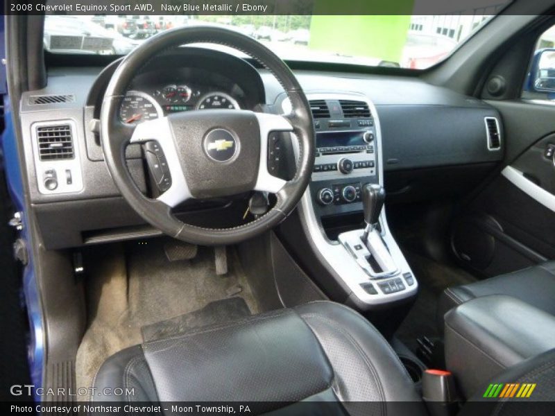 Navy Blue Metallic / Ebony 2008 Chevrolet Equinox Sport AWD