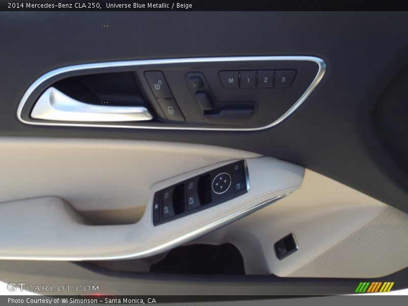 Universe Blue Metallic / Beige 2014 Mercedes-Benz CLA 250