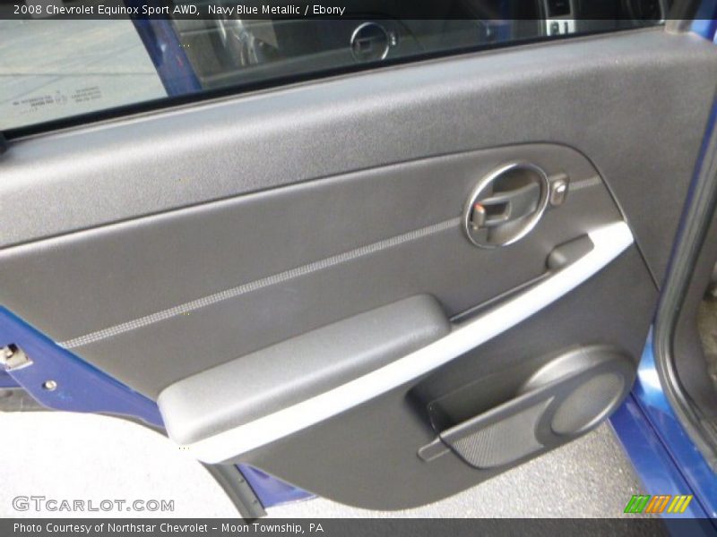 Navy Blue Metallic / Ebony 2008 Chevrolet Equinox Sport AWD