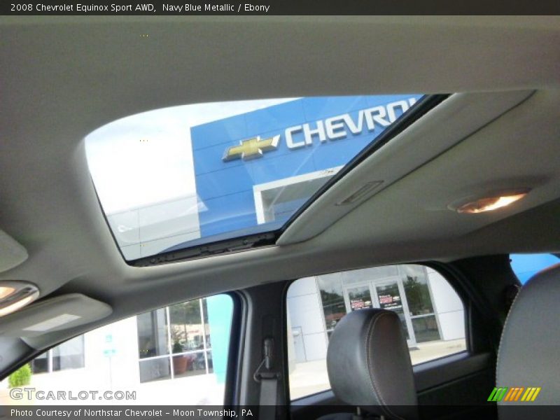 Navy Blue Metallic / Ebony 2008 Chevrolet Equinox Sport AWD